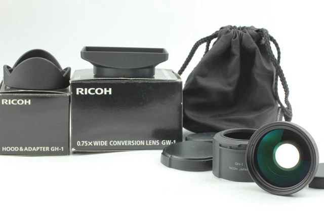 【Mint in Box】 Ricoh GW-1 GH-1 Wide Conversion Lens for GR Digital I II from JP