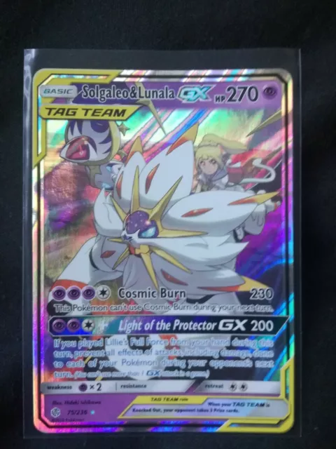 Solgaleo & Lunala GX (75/236) [Sun & Moon: Cosmic Eclipse]