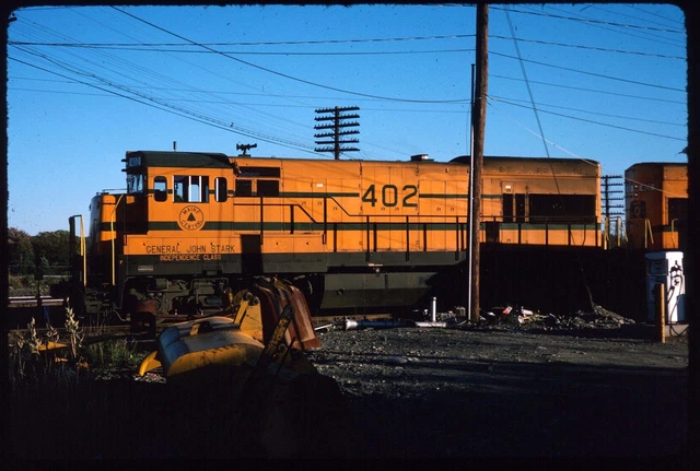 Original Rail Slide - MEC Maine Central 402 Bangor ME 10-9-1975