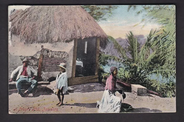 Jamaica Ethnic village scene c1902 u/b PPC