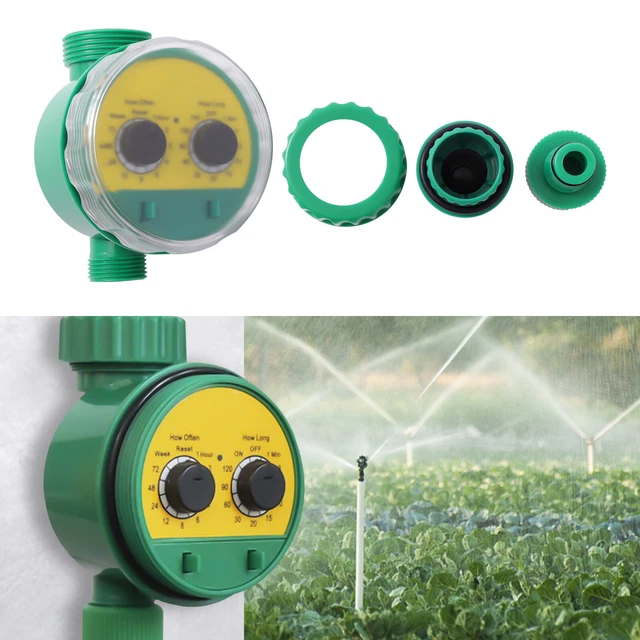 AUTOMATIC WATER DRIP Irrigation Controller Outdoor Garden Hose Faucet