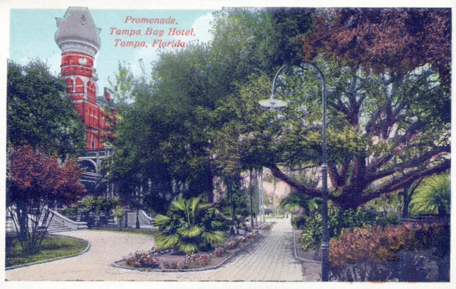 Promenade, Tampa Bay Hotel, Tampa, Florida. Unposted Postcard