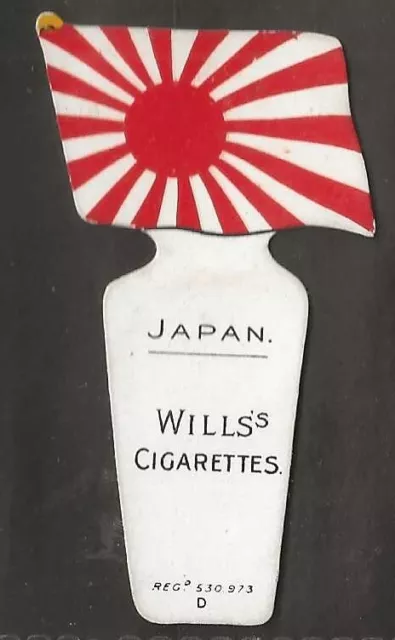 Wills Other Overseas-Flags Of The Allies 1915 (Shaped)- Japan
