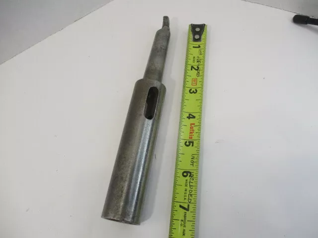 # 2 to # 3 Morse Taper Shank Tool Extension Adapter Sleeve, Steel, Tang Twisted