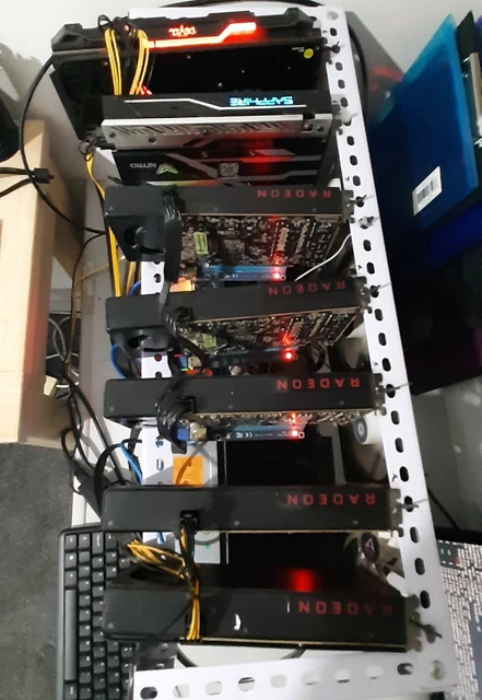 Xt Mining Rig 8x Amd Rx 5700 MINING RIG 6X AMD RADEON RX 480 8GB 1x