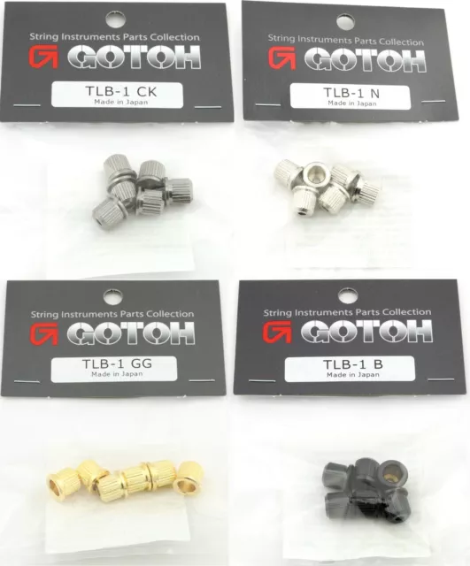 (6) Gotoh TLB-1 5/16" String Body Ferrules for Guitar, Fender Telecaster/Tele