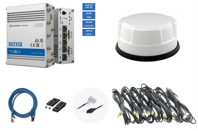 DIETZ ROUTER WI-FI 5G Teltonika RUTX50 LGMDM4-6-60-24-58 bianco 1,5 m ...