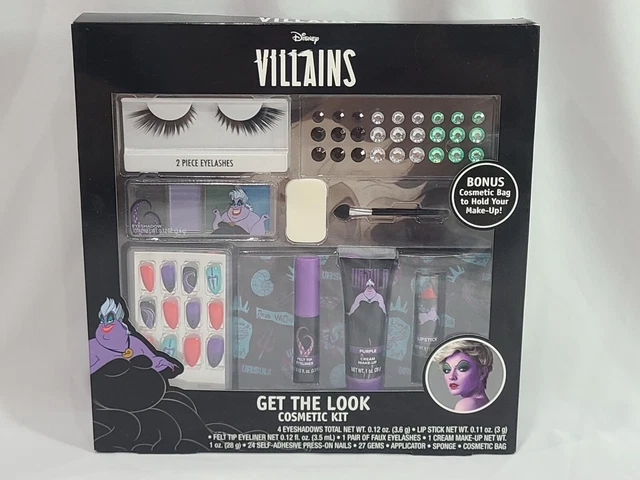 Disney Villains Get The Look URSULA Little Mermaid Cosmetic Makeup Kit Cosplay