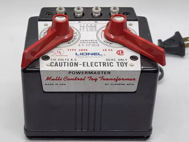 Lionel type 4090 transformer sales