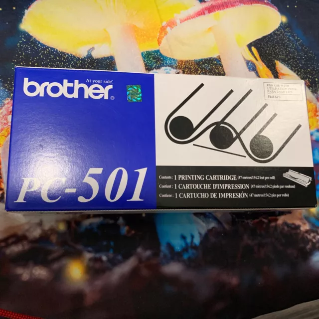 Brother PC-501 Printing Cartridge for FAX-575 Authentic Printer Ink Sealed