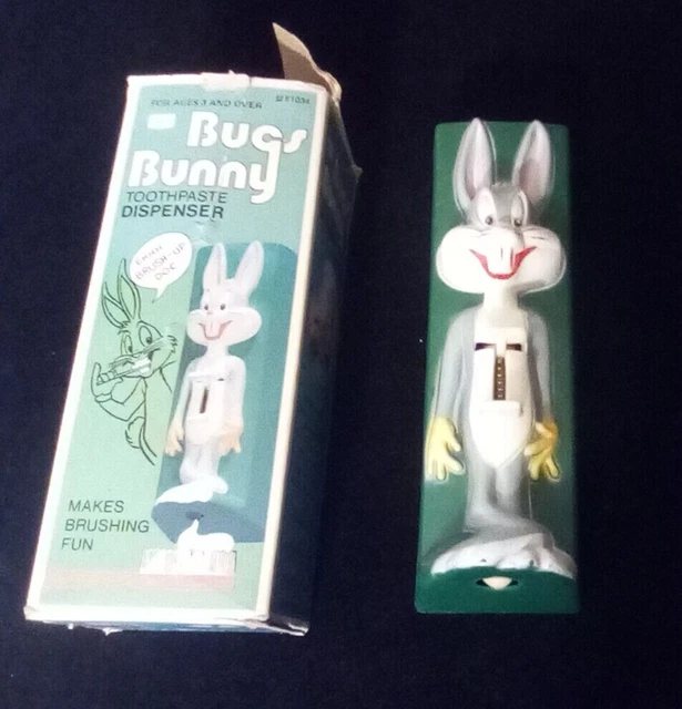 VINTAGE BUGS BUNNY 1973 Toothpaste Dispenser Rare 24.99 PicClick