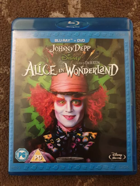Disneys Alice In Wonderland Blu Ray Johny Depp Disney Kids