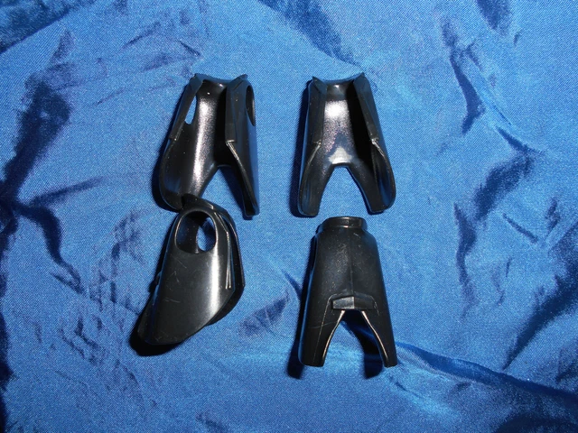 Playmobil 4 x Gehrock Reitermantel Mantel schwarz Mittelalter Pirat Set top