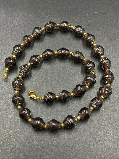 A rare and unique Antique ancient trade vintage glass beads from south east Asia