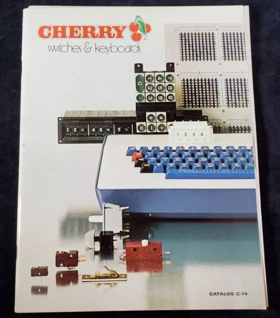 Cherry Switches and Keyboards Catalog C-74 1972