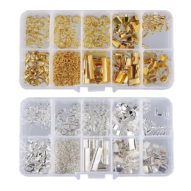 2 Ensembles De Bijoux Jewellry Starter Kit Kit De Fabrication De Perles Or Et