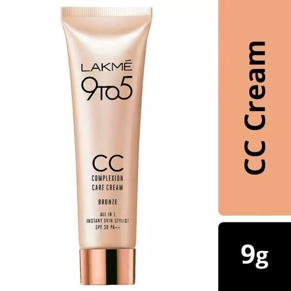 Lakme 9 a 5 CC Crema para el cuidado del cutis SPF 30 PA +++ Bronce Todo en...