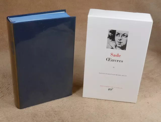 Sade Œuvres II pléiade LA PLEIADE : Sade - Oeuvres 2 / 1995 EUR 49,40 - PicClick FR