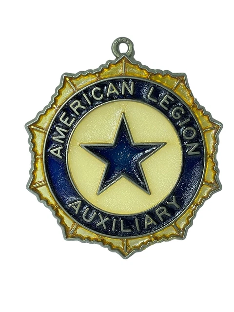 2 Stained Glass American Legion Window Hanger Decoration Auxiliary 3