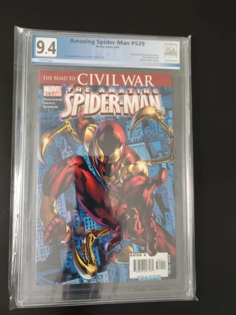 Marvel Comics Amazing SPIDER-MAN #529 1st Iron Spider 1st Print  PGX 9.4