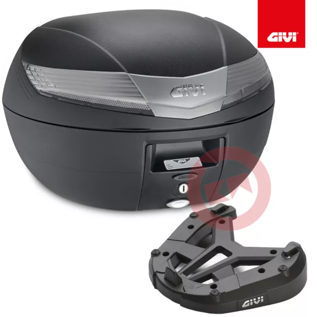 GIVI Set Top-Case Topcase V40NT + Plaque SR1156 M7 Honda X-Adv 750 2017-2020