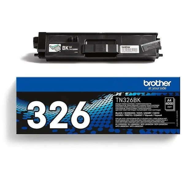Original Tonerkartusche für Brother TN-326BK black 4000. Seiten