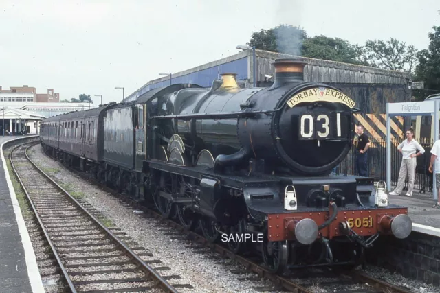 PAIGNTON RAILWAY STATION, DEVON. Loco;  5051  PHOTO 12 x 8