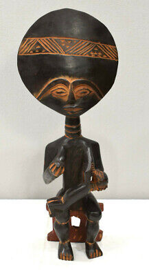 African Ashanti Figure Ghana Large Akua'bua Mother Doll