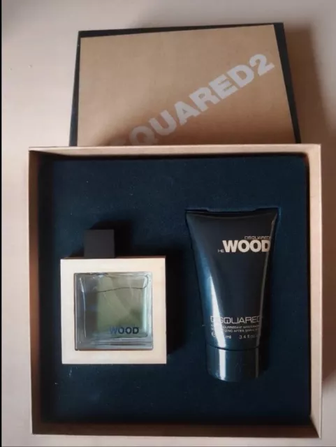 Dsquared2 He Wood Cofanetto Con Profumo 50 Ml E Dopobarba