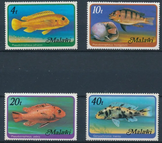 [BIN18428] Malawi 1977 Fish good set very fine MNH stamps