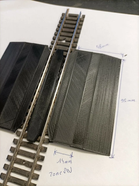 Lot De 3 Verrières 2 Voies FALLER HO Pour Gare - Époque 4 - Occasion