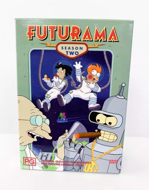 Futurama Season 2 DVD Box Set TV Series R4 PAL AUS/NZ