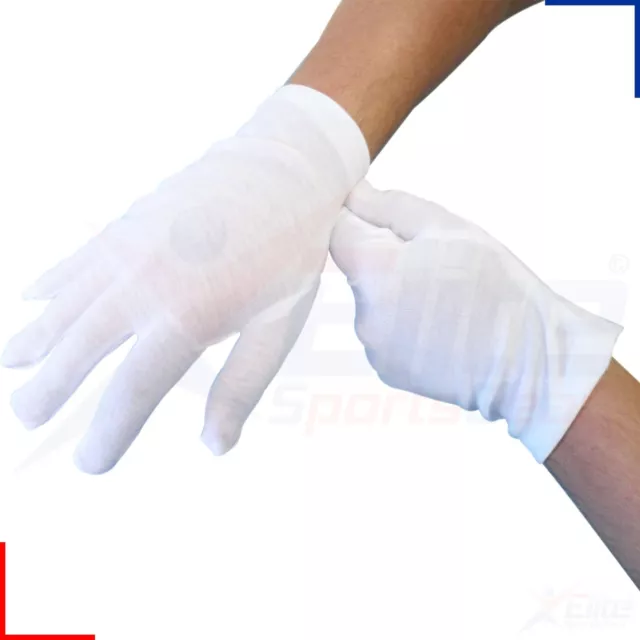 100% Cotton Lining Gloves Medisure Eczema Dermatitis Psoriasis Moisturising