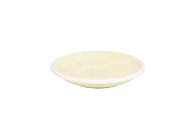 6x 142mm Oat Saucer Lusso Cream Tea Coffee Cafe  Event Espressso