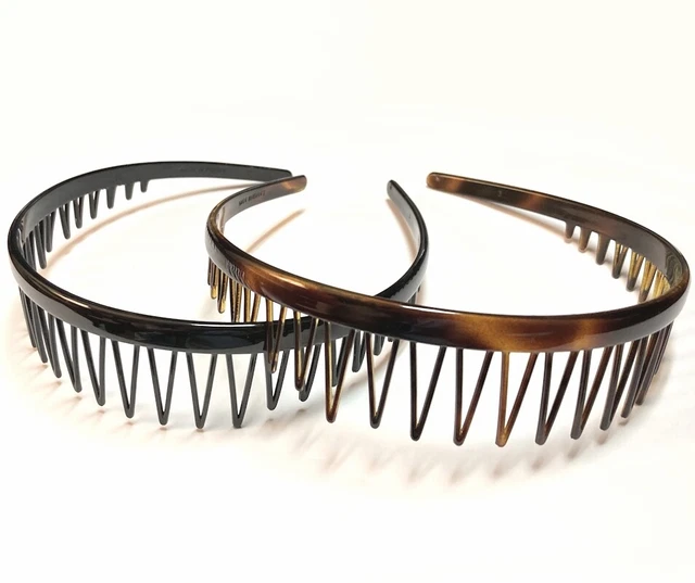 Charles Wahba Hair Thin Headband Girl Bang Spike Comb Teeth Tooth Made in France