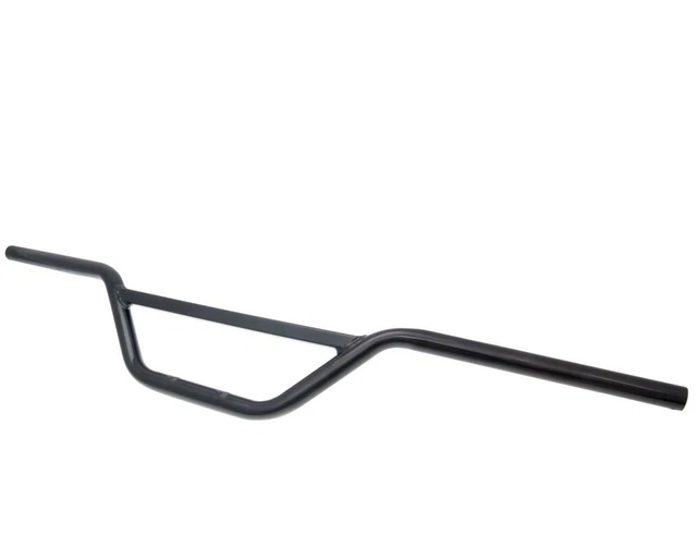 Guidon VANEZ Motocross 86cm 22mm avec jambe de force en acier noir scooter moto