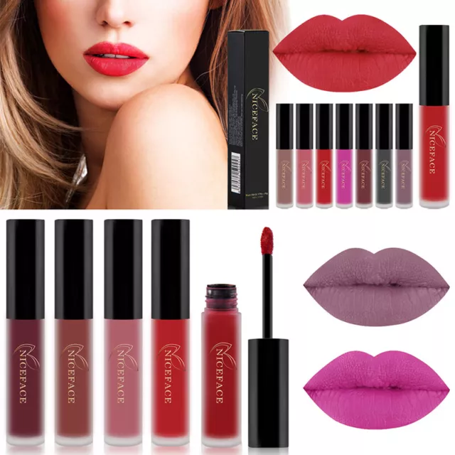 Lip Gloss Nude Matte Liquid Lipstick Moisturizing Long Lasting Cosmetic Fashion