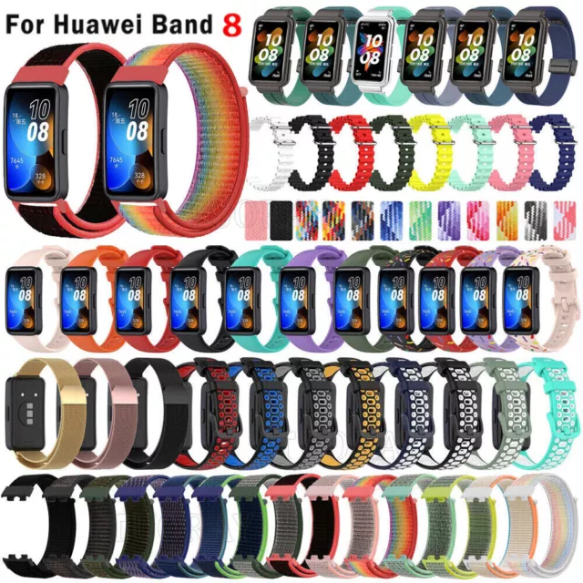 Per Huawei Band 8 Cinghia Braccialetto Acciaio Inox/Nylon/Silicone Sostituzione