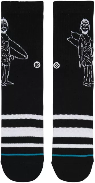 Stance Kids 179882 Manmade Crew Socks Black Size M 2