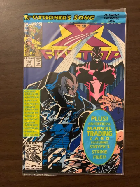 X-Factor vol.1 #86 1993 Sealed Polybag High Grade 9.6 Marvel Comic Book CL44-55
