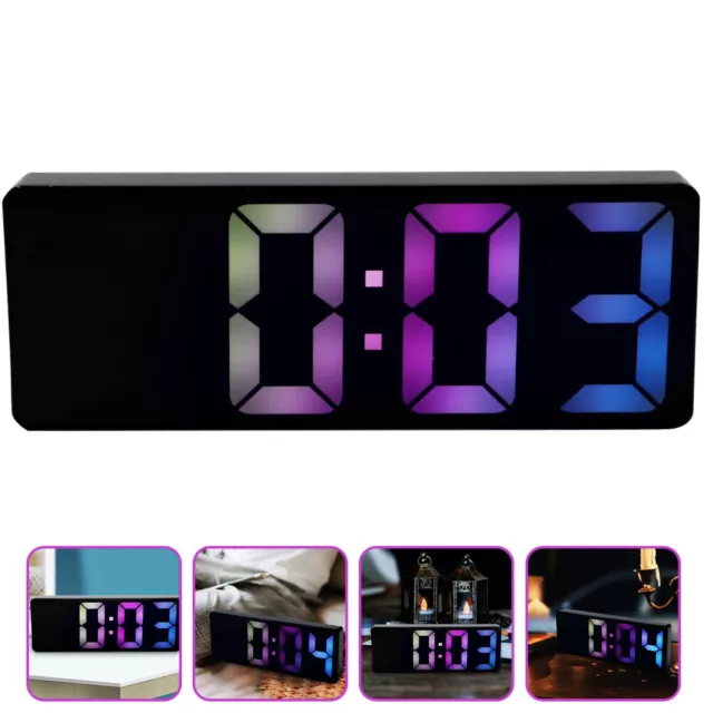 battery operated alarm clock LED Digital Alarm Large Wall Clock Small Bedroom