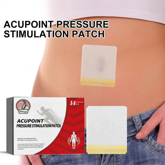 Huatangxiao Acupoint Pressure Stimulation Patch 14pcs=1box V5O5