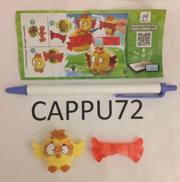 Poussin + Bpz EN523 (Le Bande De Printemps) -kinder Surprise Italie 2018/2019