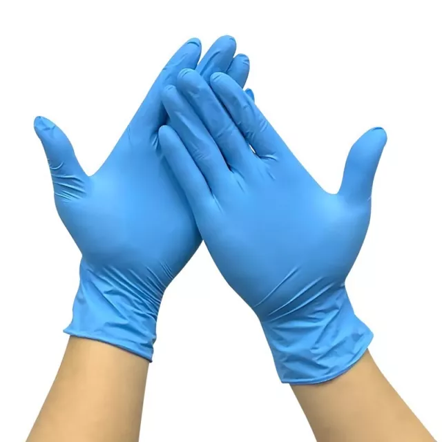 [Medium] BLUE Nitrile Exam Gloves Latex/Powder-Free - For Home Use(Case of 1000)