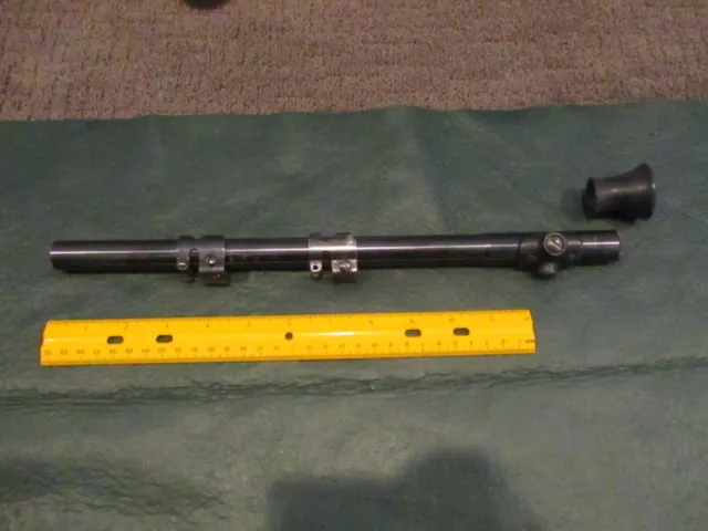 Vintage Mossberg No. M4D 4 Power Scope & rubber Eyepiece w/Rings