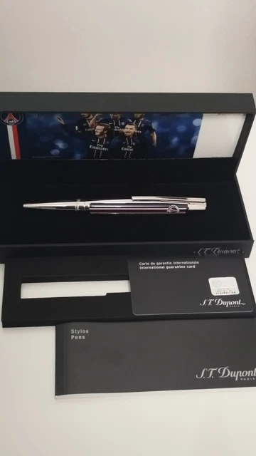 Stylo Plume Dupont Saint Germain En Résine - Plume Rhodium Occasion