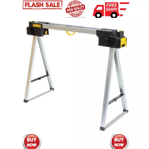 DEWALT DWST11155 DURABLE Metal Folding V Groove Stand Sawhorse
