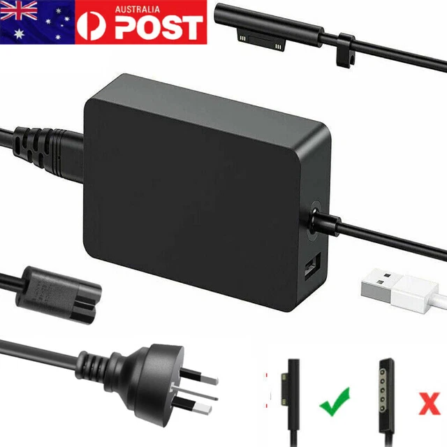 65W Surface Pro Charger Adapter for Microsoft Surface GO Surface 3 4 5 6 7 8 X