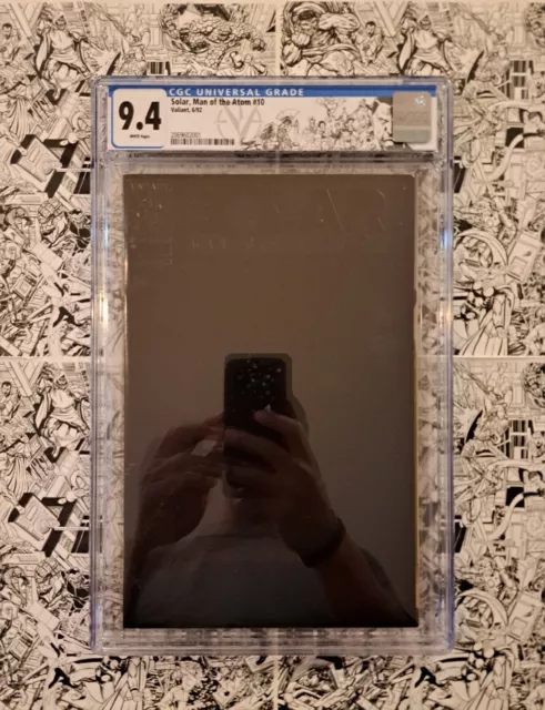 🔥Solar Man Of The Atom #10 Cgc 9.4 First Print First Eternal Warrior Valiant🔥