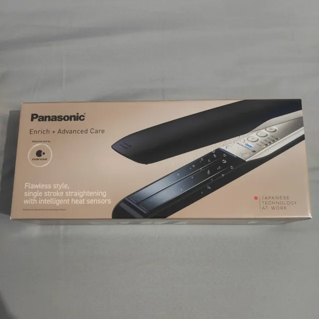 PANASONIC Nanoe Hair Straightener - EH-HS0E-K - Brand New In Box